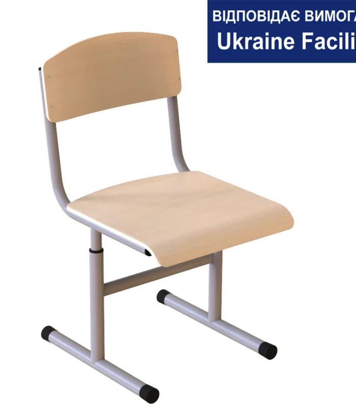 Стілець на круглій трубі Т-подібний, 4-7