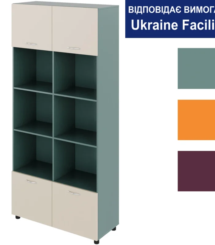 Шафа з комірками Color
