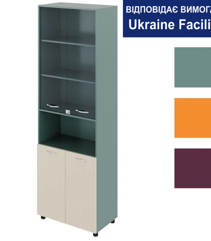 Шафа зі склом Color